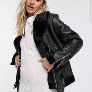 Topshop aviator jacket